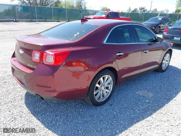 2015 Chevrolet Malibu LTZ with VIN 1G11F5SL5FF343487, listed as a IAAI auction lot 41952492 with 90,844 mi miles. Bid and sale history available at carsss.com. Image 4.