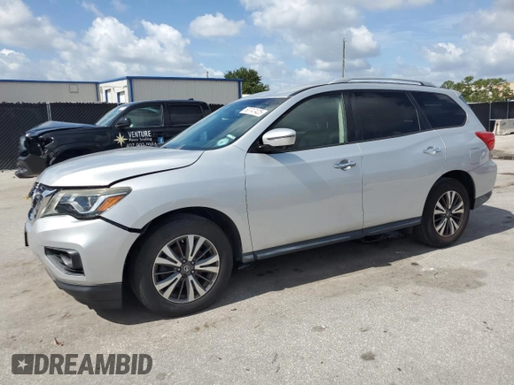2018 Nissan Pathfinder SL with VIN 5N1DR2MN9JC608748, listed as a Copart auction lot 63747425 with 94,834 mi miles and Clean title. Bid and sale history available at DreamBid. Image 1.