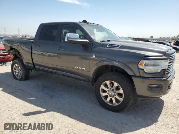 2019 Ram 2500 Laramie with VIN 3C6UR5FL5KG652706, listed as a Copart auction lot 48229915 with 83,245 mi miles and Salvage Title. Bid and sale history available at carsss.com. Image 4.