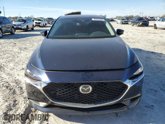 2021 Mazda 3 S with VIN 3MZBPAAL6MM254248, listed as a Copart auction lot 80658484 with 46,838 mi miles and Salvage title. Bid and sale history available at DreamBid. Image 5.