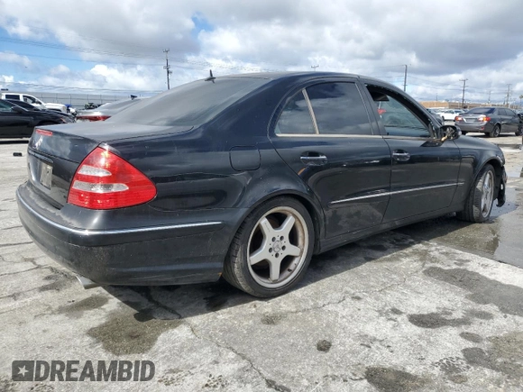 2005 Mercedes-Benz E 5.0L with VIN WDBUF70J85A683891, listed as a Copart auction lot 49010755 with Not Provided miles and Clean Title. Bid and sale history available at carsss.com. Image 3.