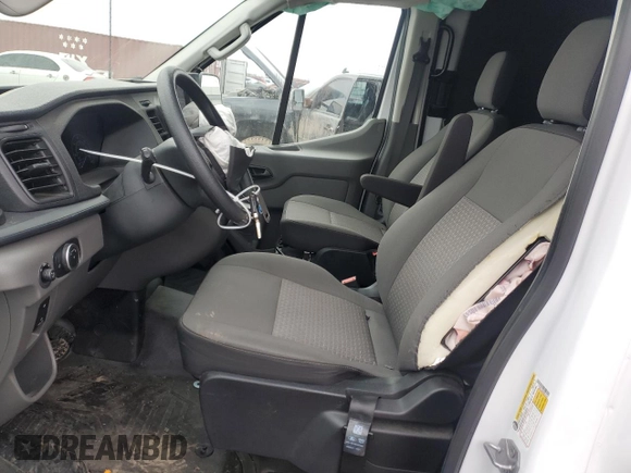 2023 Ford Transit Cargo with VIN 1FTBR1C8XPKB74159, listed as a Copart auction lot 86372424 with 19,082 mi miles and Salvage Title. Bid and sale history available at carsss.com. Image 7.