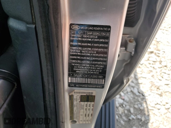 2012 Land Rover Range Rover HSE с VIN SALME1D41CA366188, выставлен на аукционе Copart как лот 64756315 с пробегом 137 350 миль миль и Чистый • Clean title. История ставок и продаж доступна на DreamBid. Изображение 13.