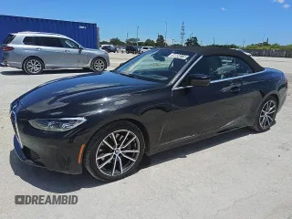 2024 BMW 4 Series 430i xDrive z VIN WBA43AT05RCR41799, wystawiony jako Copart lot #56604615 z przebiegiem 25 906 mil mil oraz Czysty tytuł • Clean title. Historia ofert i sprzedaży dostępna na DreamBid. Obrazek 1.