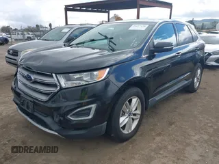 2015 Ford Edge SEL with VIN 2FMTK3J97FBB09189, listed as a IAAI auction lot 41627158 with 154,848 mi miles. Bid and sale history available at carsss.com. Image 16.