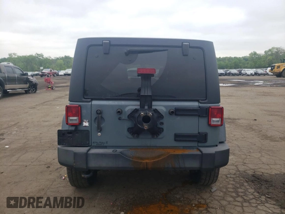 2015 Jeep Wrangler Unlimited Sport with VIN 1C4BJWDGXFL551284, listed as a Copart auction lot 56905935 with 155,988 mi miles and Salvage title. Bid and sale history available at DreamBid. Image 6.