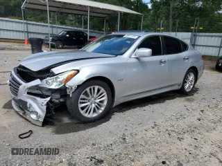 2012 Infiniti M Hybrid with VIN JN1EY1AP0CM910697, listed as a Copart auction lot 60821335 with 145,533 mi miles and Salvage title. Bid and sale history available at DreamBid. Image 1.