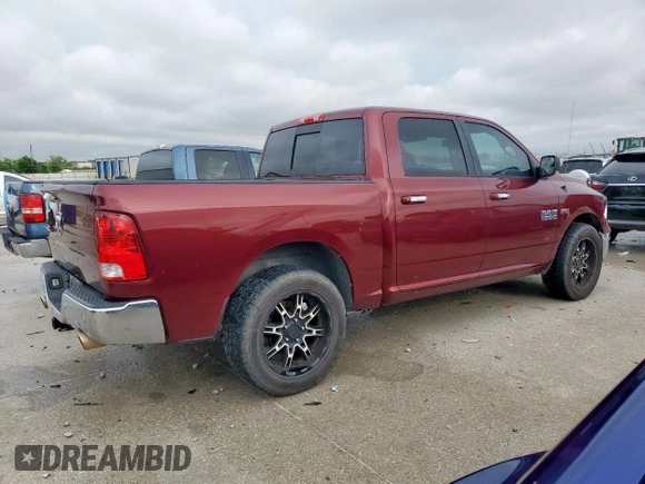 2017 Ram 1500 Big Horn with VIN 3C6RR6LT8HG592414, listed as a Copart auction lot 53970495 with 166,520 mi miles and Clean title. Bid and sale history available at DreamBid. Image 3.