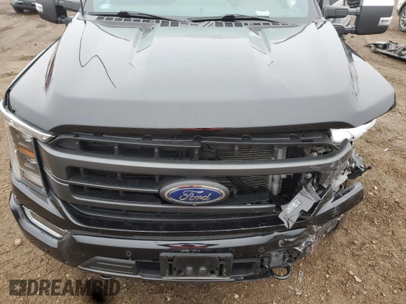 2022 Ford F-150 XL with VIN 1FTEW1EP8NKD74609, listed as a Copart auction lot 43643625 with 36,703 mi miles and Salvage Title. Bid and sale history available at DreamBid. Image 13.