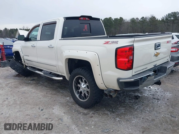 2014 Chevrolet Silverado 1500 LTZ with VIN 3GCUKSEJ3EG434991, listed as a IAAI auction lot 41385058 with 106,183 mi miles and . Bid and sale history available at DreamBid. Image 3.