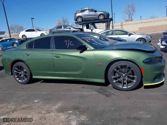 2023 Dodge Charger Scat Pack Widebody with VIN 2C3CDXGJ3PH577723, listed as a IAAI auction lot 41636918 with 5,846 mi miles. Bid and sale history available at carsss.com. Image 13.