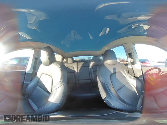 2022 Tesla Model Y Performance with VIN 7SAYGDEF2NF323142, listed as a Copart auction lot 48218235 with 43,524 mi miles and Salvage Title. Bid and sale history available at DreamBid. Image 13.