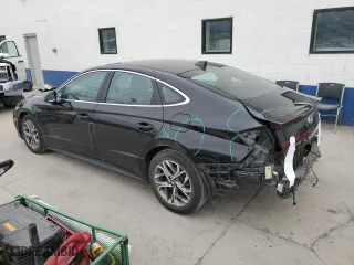 2021 Hyundai Sonata SEL with VIN KMHL64JA5MA151051, listed as a Copart auction lot 50962115 with 90,376 mi miles and Salvage Title. Bid and sale history available at carsss.com. Image 2.