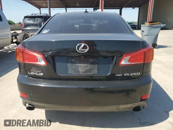 2010 Lexus IS 250 with VIN JTHCF5C28A5043283, listed as a Copart auction lot 52319165 with 180,730 mi miles and Clean Title. Bid and sale history available at carsss.com. Image 6.