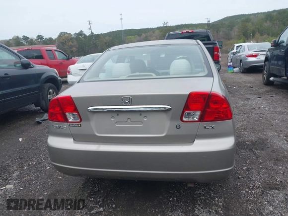 2003 Honda Civic LX z VIN 2HGES16513H521724, wystawiony jako IAAI lot #41807425 z przebiegiem 201 049 mil mil oraz . Historia ofert i sprzedaży dostępna na DreamBid. Obrazek 6.