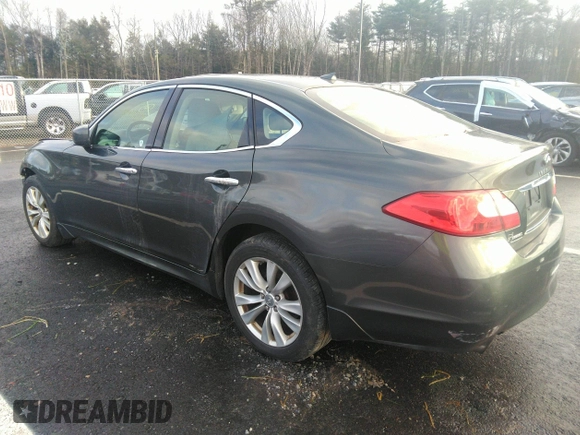 2011 Infiniti M37 with VIN JN1BY1AR6BM374647, listed as a IAAI auction lot 37949396 with 182,645 mi miles. Bid and sale history available at carsss.com. Image 3.