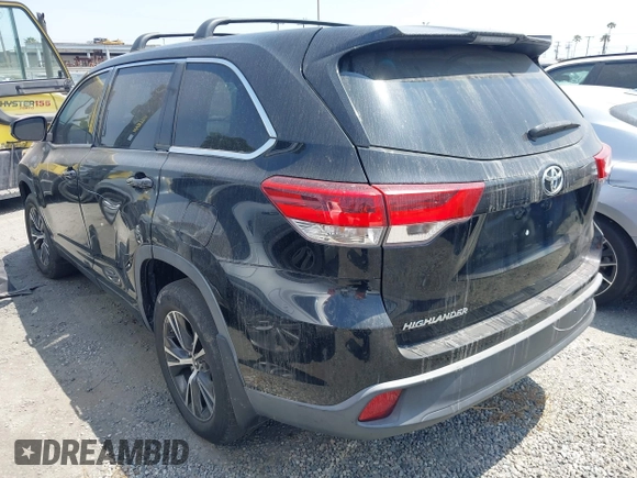 2018 Toyota Highlander LE with VIN 5TDZZRFH5JS284982, listed as a IAAI auction lot 42218539 with 76,868 mi miles and . Bid and sale history available at DreamBid. Image 3.