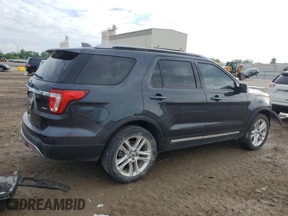 2017 Ford Explorer XLT z VIN 1FM5K8D89HGA99222, wystawiony jako Copart lot #58090105 z przebiegiem 166 221 mil mil oraz Szkoda całkowita • Salvage title. Historia ofert i sprzedaży dostępna na DreamBid. Obrazek 3.