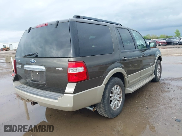 2008 Ford Expedition Eddie Bauer with VIN 1FMFU17598LA72780, listed as a IAAI auction lot 41918314 with 223,411 mi miles and . Bid and sale history available at DreamBid. Image 4.