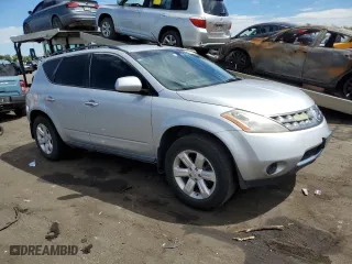 2006 Nissan Murano SE with VIN JN8AZ08W26W509780, listed as a Copart auction lot 68576614 with 195,629 mi miles and Salvage Title. Bid and sale history available at carsss.com. Image 4.