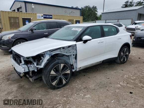2023 Polestar 2 with VIN YSMED3KAXPL143584, listed as a Copart auction lot 54398925 with 43,789 mi miles and Clean Title. Bid and sale history available at DreamBid. Image 1.