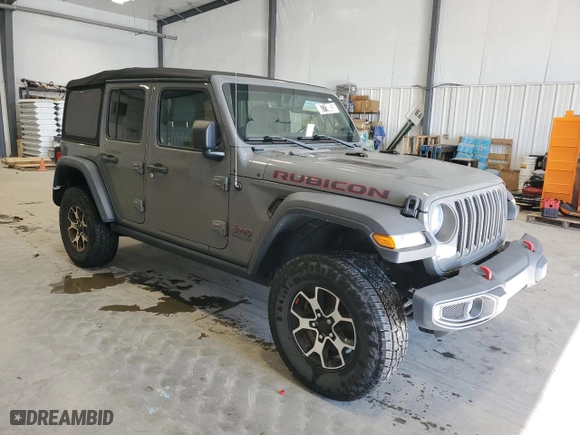 2020 Jeep Wrangler Unlimited Rubicon with VIN 1C4HJXFG9LW192257, listed as a Copart auction lot 87710855 with 58,152 mi miles and Clean Title. Bid and sale history available at carsss.com. Image 4.