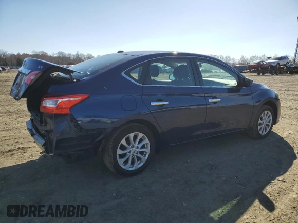 2018 Nissan Sentra SV with VIN 3N1AB7AP3JL661872, listed as a Copart auction lot 50361755 with 69,009 mi miles and Salvage Title. Bid and sale history available at DreamBid. Image 3.