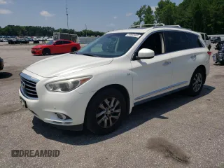 2015 Infiniti QX60 with VIN 5N1AL0MMXFC513462, listed as a Copart auction lot 59803485 with 156,003 mi miles and Salvage title. Bid and sale history available at DreamBid. Image 1.