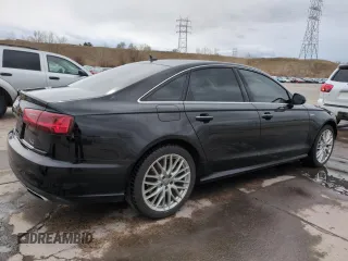 2016 Audi A6 Premium Plus with VIN WAUFGAFC0GN005223, listed as a Copart auction lot 51528365 with 115,138 mi miles and Salvage Title. Bid and sale history available at DreamBid. Image 3.