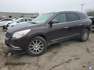 2016 Buick Enclave Leather with VIN 5GAKVBKD2GJ186197, listed as a Copart auction lot 43239505 with 112,720 mi miles and Salvage Title. Bid and sale history available at carsss.com. Image 1.