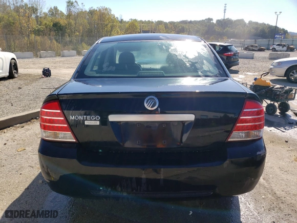 2006 Mercury Montego Premier with VIN 1MEFM42146G612664, listed as a Copart auction lot 76949824 with 179,230 mi miles and Non Repairable. Bid and sale history available at carsss.com. Image 6.