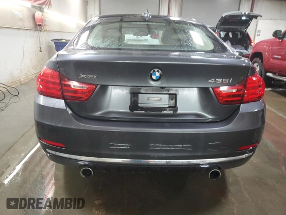 2015 BMW 4 Series 435i xDrive with VIN WBA4B3C51FD670000, listed as a Copart auction lot 50368955 with 75,880 mi miles and Salvage Title. Bid and sale history available at DreamBid. Image 6.