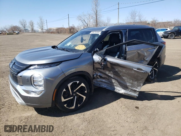 2022 Mitsubishi Outlander SEL z VIN JA4J4VA87NZ610307, wystawiony jako Copart lot #53475255 z przebiegiem 85 697 mil mil oraz Nie do naprawy • Non repairable. Historia ofert i sprzedaży dostępna na DreamBid. Obrazek 1.