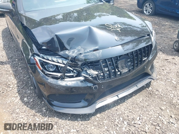 2017 Mercedes-Benz C 43 AMG with VIN WDDWJ6EB1HF451084, listed as a IAAI auction lot 42580008 with 84,882 mi miles and . Bid and sale history available at DreamBid. Image 6.