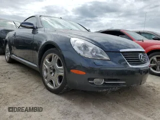 2007 Lexus SC 430 with VIN JTHFN45Y279014035, listed as a Copart auction lot 75084564 with Not Provided miles and Salvage Title. Bid and sale history available at DreamBid. Image 4.