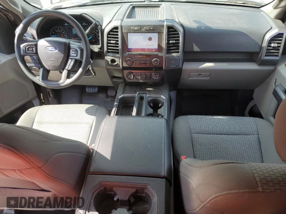 2019 Ford F-150 XL with VIN 1FTEX1CB3KKD95061, listed as a Copart auction lot 58544655 with 54,391 mi miles and Salvage title. Bid and sale history available at DreamBid. Image 8.
