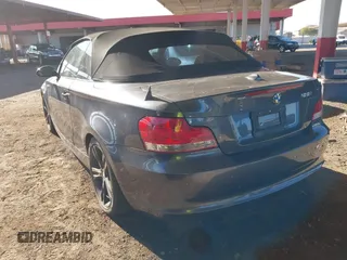 2008 BMW 1 Series 128i with VIN WBAUN13538VH80185, listed as a IAAI auction lot 41381953 with Not Provided miles and . Bid and sale history available at DreamBid. Image 3.