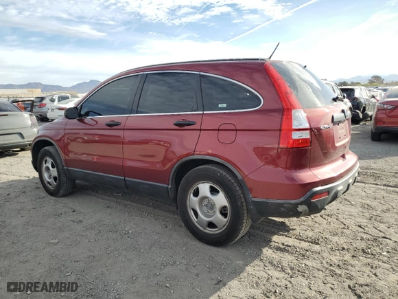 2007 Honda CR-V LX with VIN JHLRE48337C039899, listed as a Copart auction lot 47895815 with 120,382 mi miles and Salvage Title. Bid and sale history available at carsss.com. Image 2.