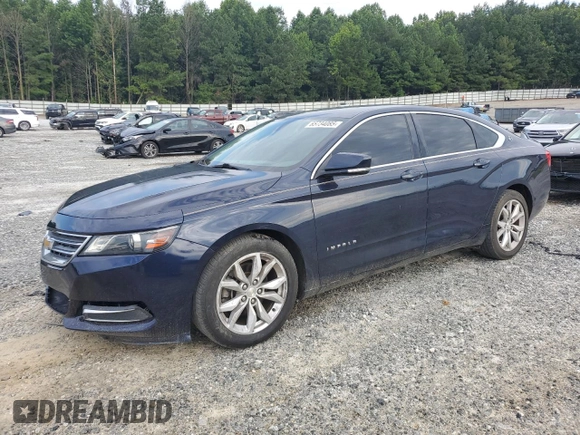 2016 Chevrolet Impala LT with VIN 2G1105SA6G9181542, listed as a Copart auction lot 65734085 with 149,695 mi miles and Clean title. Bid and sale history available at DreamBid. Image 1.