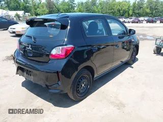 2024 Mitsubishi Mirage ES с VIN ML32AUHJ1RH036971, выставлен на аукционе IAAI как лот 42548137 с пробегом 3 743 миль миль и . История ставок и продаж доступна на DreamBid. Изображение 4.