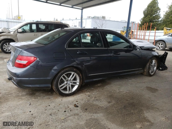 2014 Mercedes-Benz C-Class C 250 Sport with VIN WDDGF4HB0ER310412, listed as a Copart auction lot 47820285 with 66,656 mi miles and Salvage Title. Bid and sale history available at carsss.com. Image 3.