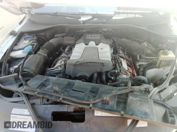 2012 Audi Q7 with VIN WA1AGCFE9CD001532, listed as a Copart auction lot 60097715 with Not provided miles and Salvage title. Bid and sale history available at DreamBid. Image 12.