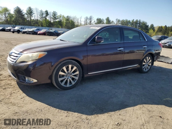 2011 Toyota Avalon with VIN 4T1BK3DB8BU383757, listed as a Copart auction lot 54516475 with 261,040 mi miles and Salvage Title. Bid and sale history available at carsss.com. Image 1.