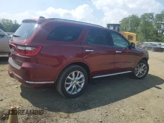 2019 Dodge Durango Citadel with VIN 1C4RDHEG0KC616427, listed as a Copart auction lot 69182504 with 56,091 mi miles and Salvage Title. Bid and sale history available at DreamBid. Image 3.
