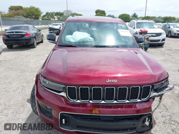 2021 Jeep Grand Cherokee Overland with VIN 1C4RJJDG7M8204108, listed as a IAAI auction lot 42005428 with 68,369 mi miles and . Bid and sale history available at DreamBid. Image 12.