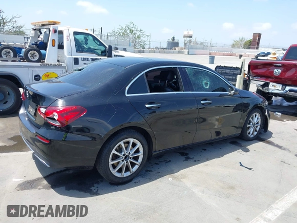 2021 Mercedes-Benz A 220 with VIN W1K3G4EBXMJ275424, listed as a IAAI auction lot 42575180 with 99,729 mi miles and . Bid and sale history available at DreamBid. Image 4.