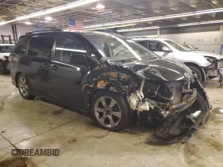 2011 Toyota Sienna SE with VIN 5TDXK3DC5BS115806, listed as a Copart auction lot 41824695 with 214,144 mi miles and Salvage Title. Bid and sale history available at carsss.com. Image 4.