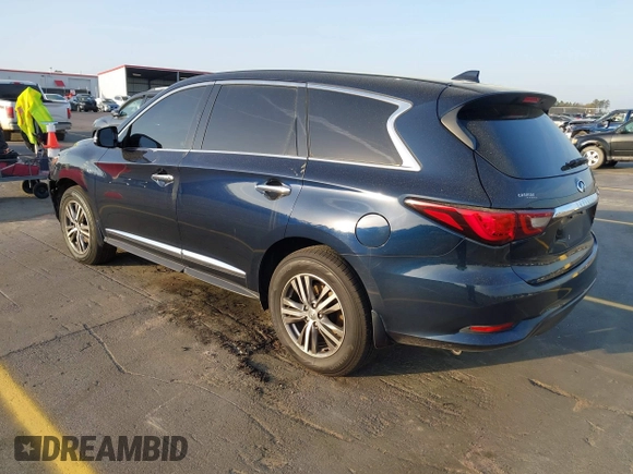 2020 Infiniti QX60 Pure with VIN 5N1DL0MN1LC501086, listed as a IAAI auction lot 41729091 with 108,329 mi miles and . Bid and sale history available at DreamBid. Image 3.