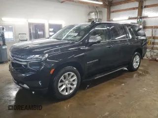 2024 Chevrolet Suburban Premier with VIN 1GNSCFKD4RR179579, listed as a Copart auction lot 57085325 with 39,587 mi miles and Clean title. Bid and sale history available at DreamBid. Image 1.