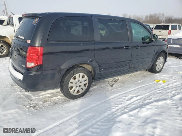 2016 Dodge Grand Caravan American Value Pkg with VIN 2C4RDGBG2GR356819, listed as a Copart auction lot 45882435 with 118,509 mi miles and Salvage Title. Bid and sale history available at carsss.com. Image 3.